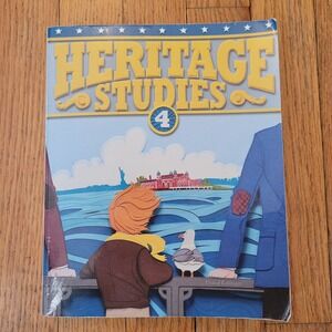 BJU Press 4 Heritage Studies Textbook Blue 3rd Ed Homeschool Christian Learning